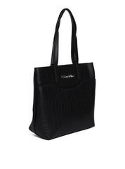 Bolsa Shopper Tiracolo com Bolso Aberto - Preta BSI-5655 - PR