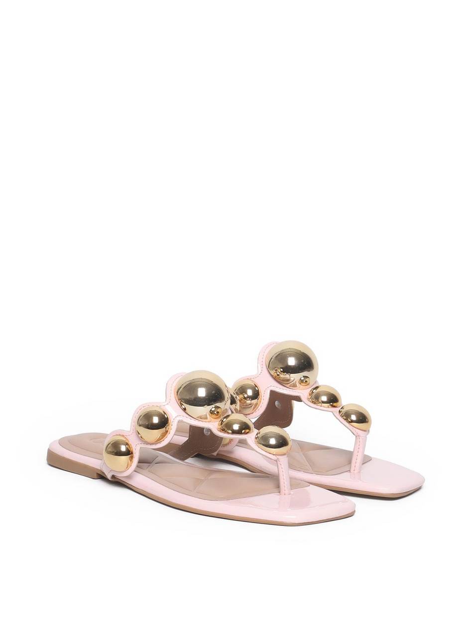 Sandália Feminina Rasteira Maxi - Rosa SDI-11564 - RS
