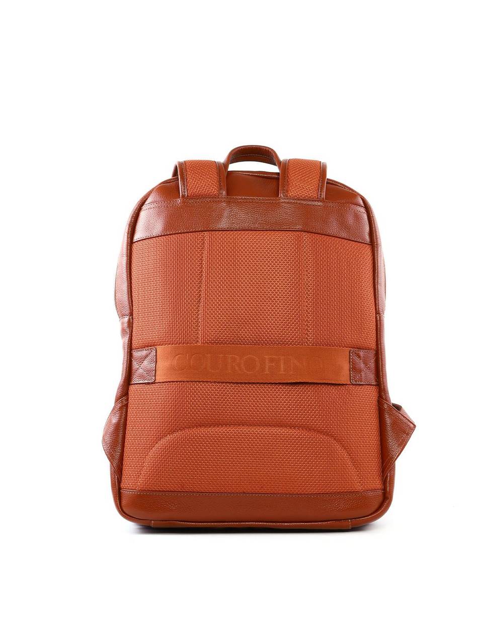 Mochila Executiva com Bolso Frontal em Couro - Castor MEI-460 - CS