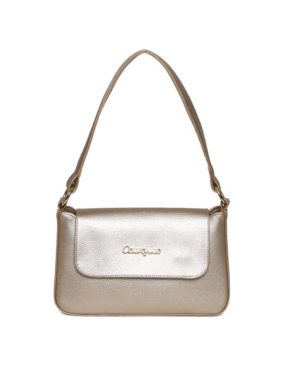 Bolsa Clutch Mão Pequena - Ouro BSI-5768 - AU