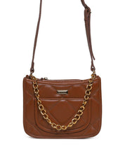 Bolsa Clutch Transversal Matelasse com Corrente - Castor BSI-5887 - CS