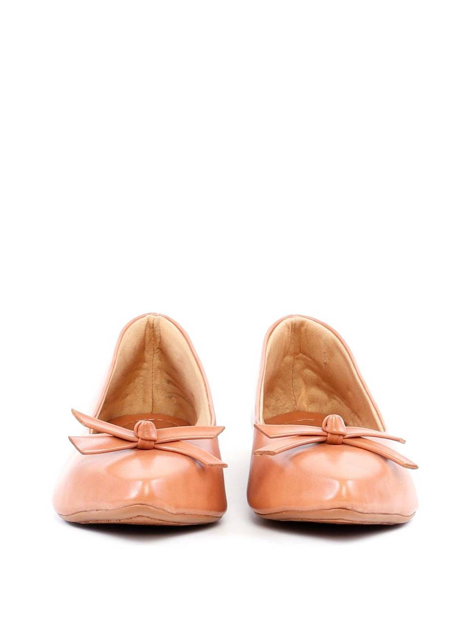 Sapatilha de Bico Fino com Laço - Nude BSI-11856 - NU