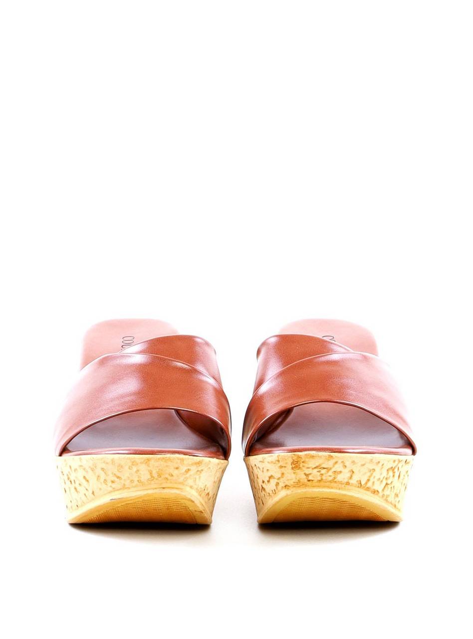 Tamanco Plataforma com Tiras Largas Sobrepostas - Castor SDI-11927 - CS