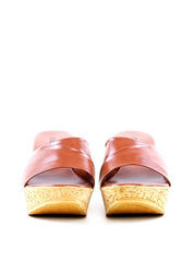 Tamanco Plataforma com Tiras Largas Sobrepostas - Castor SDI-11927 - CS