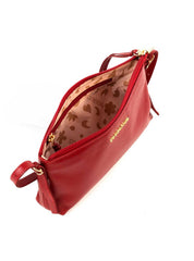 Bolsa Baguete Alça Mini Fivelas - Vermelha BSI-6382 - VE