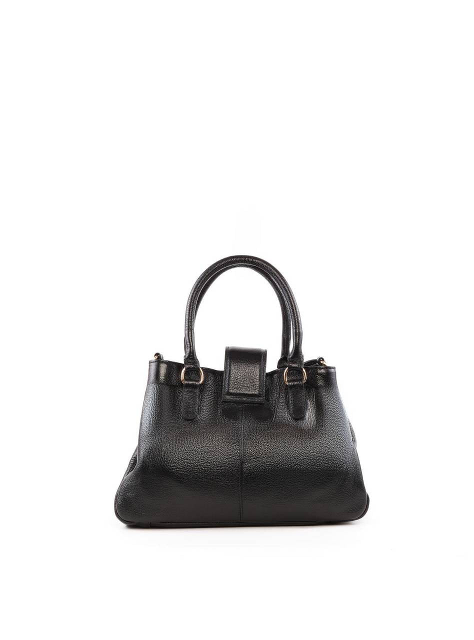 Bolsa Tote Alça Dupla Três Divisórias - Preta BSI-6380 - PR
