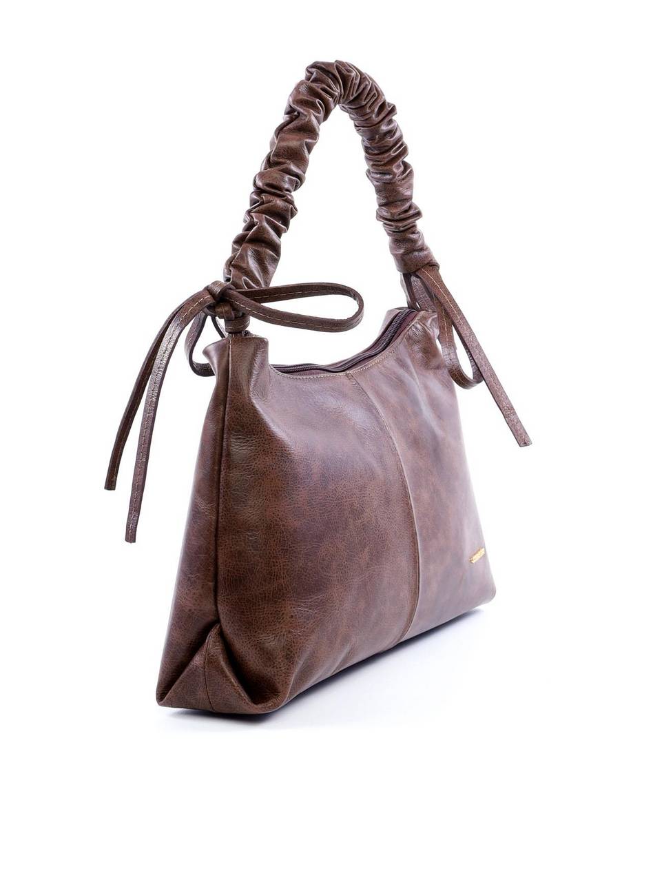 Bolsa Hobo de Mão com Alça Franzida - Cacau BSI-6009 - CA