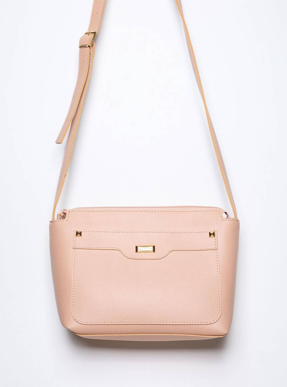 Bolsa Tote Média Transversal Nude BSI-5856 - NU