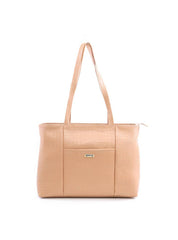 Bolsa Shopper Tiracolo com Bolso Grande Frontal - Nude BSI-6096 - NU