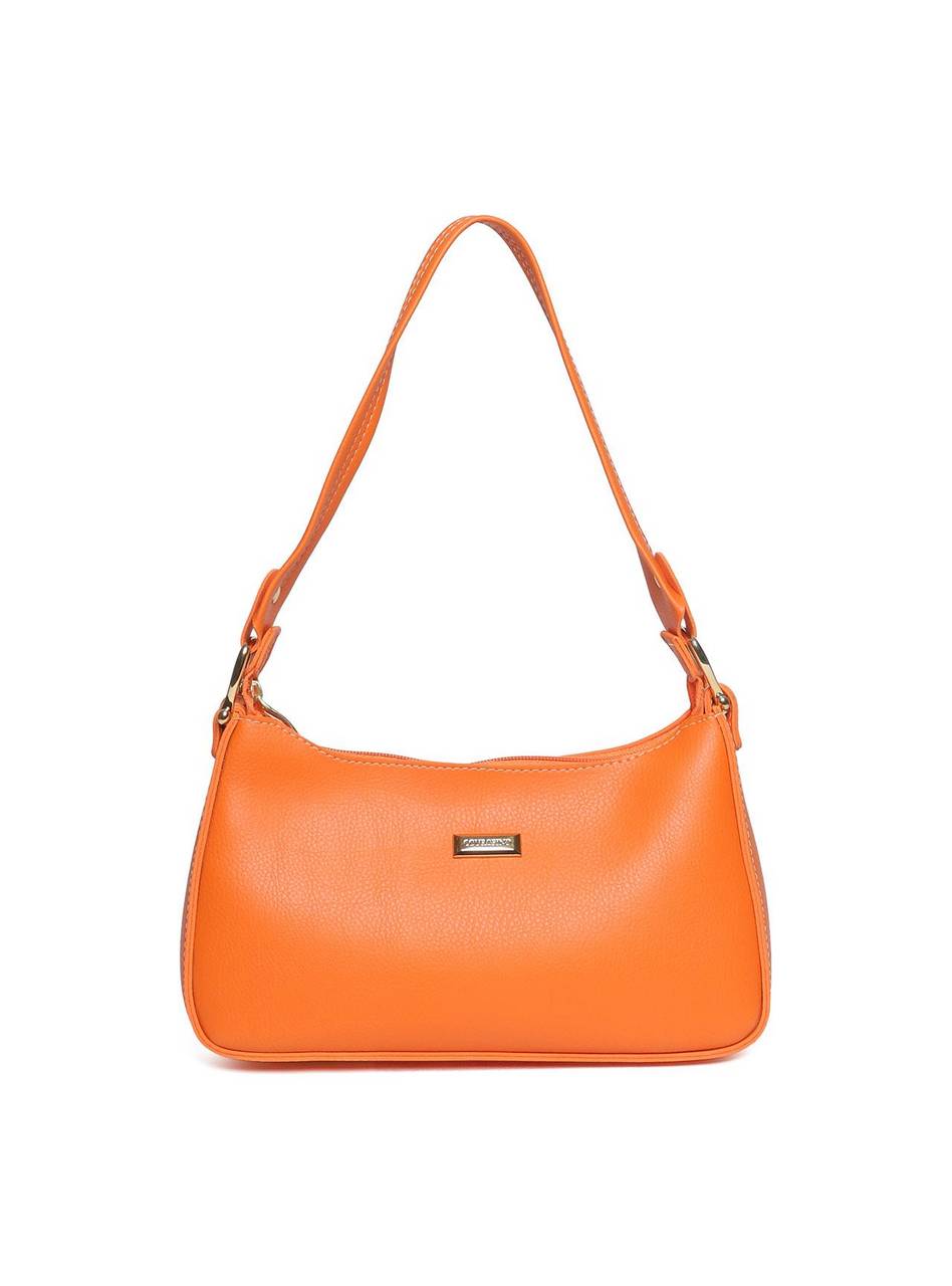 Bolsa Hobo Pequena Meia Lua - Laranja BSI-5421 - LR
