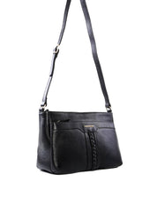 Bolsa Tote Transversal Média com Trança Frontal BSI-6489 - PR