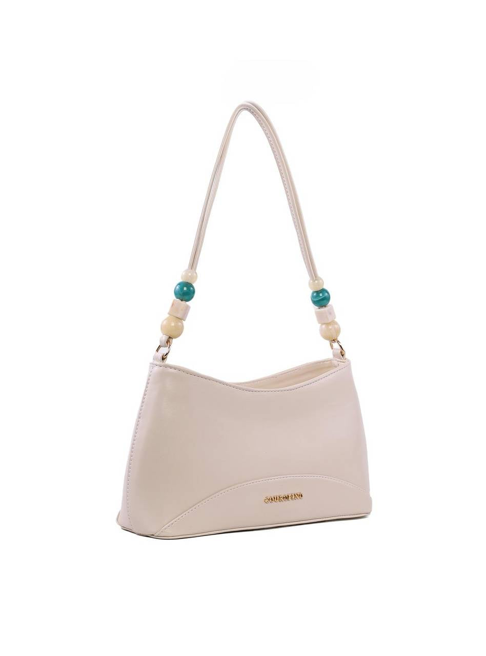 Bolsa Baguete Pequena com Detalhes Translúcidos - Fenno BSI-6473 - FE