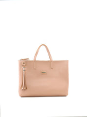 Bolsa Grande Estilo Pasta com Alça BSI-6516 - NU