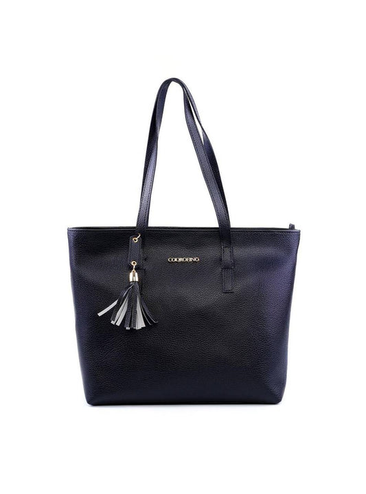 Bolsa Shopper Grande com Barbicacho - Preta BSI-6045 - PR