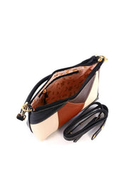 Bolsa Baguete com Retalhos - Preta BSI-6363 - PR