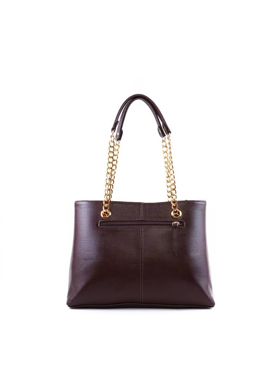 Bolsa Tote em Matelassê com Retalho - Cacau BSI-6366 - CA