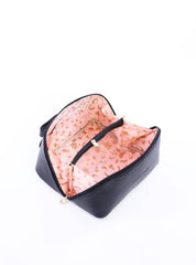 Necessaire Feminina Retangular com Alça de Mão - Preta NSI-139 - PR