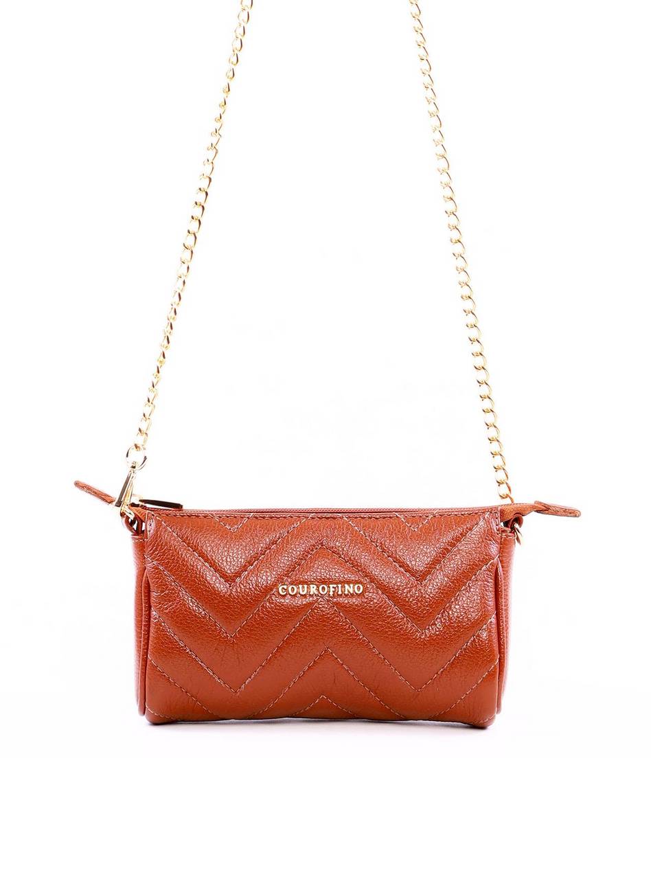 Bolsa Solange Clutch em Matelassê - Castor BSI-6299 - CS