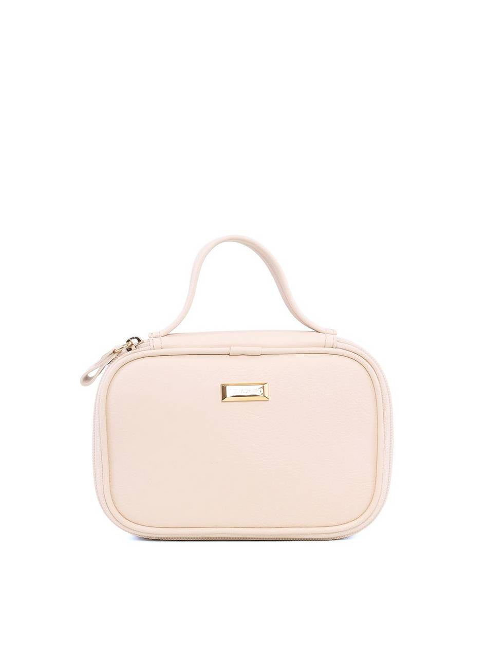 Necessaire Quadrada com Alça de Mão - Nude NSI-158 - NU