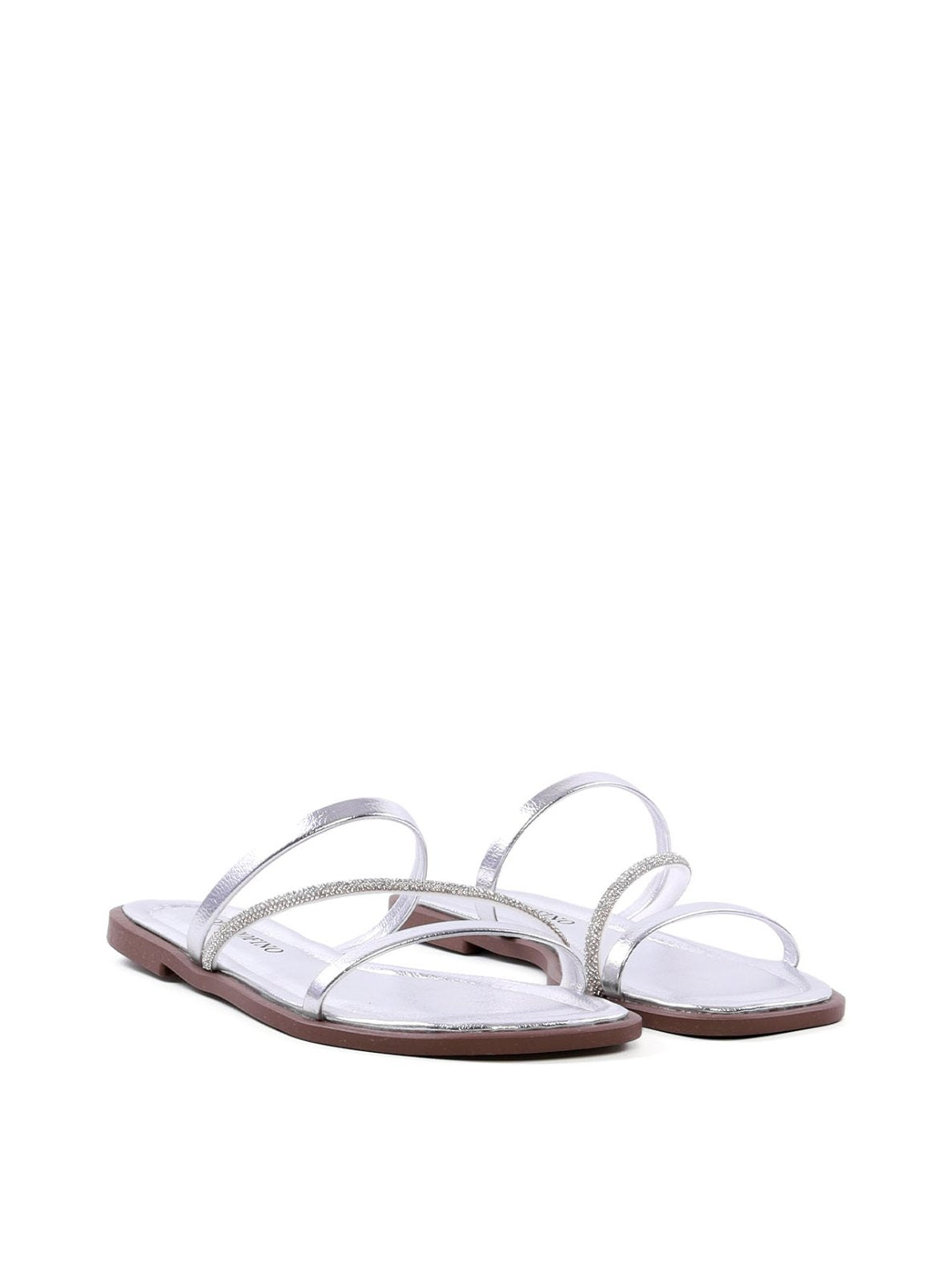 Rasteira Tiras Finas com Strass SDI-12255 - PT