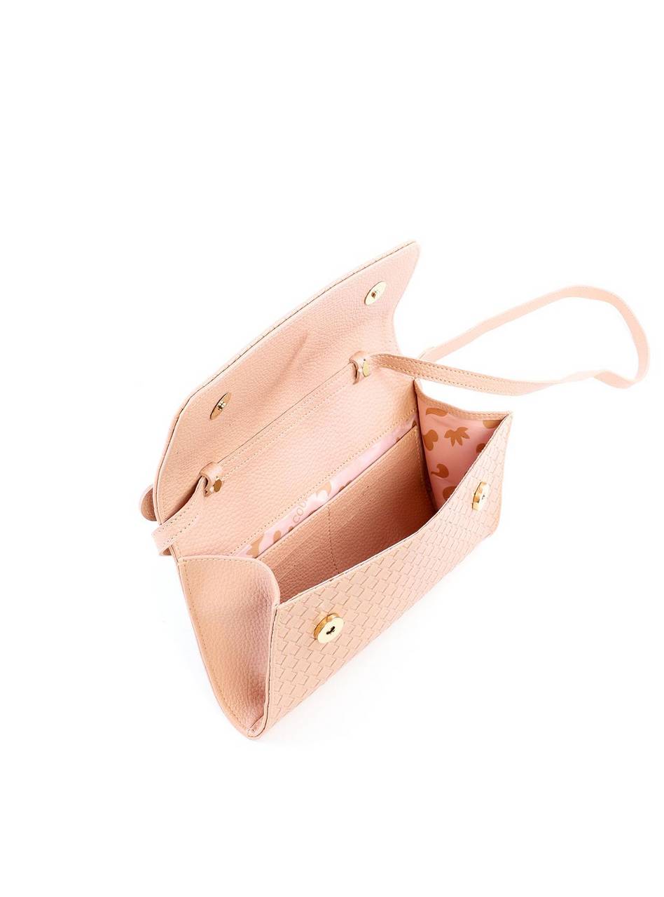 Bolsa Satchel Retangular Pequena - Nude BSI-6246 - NU