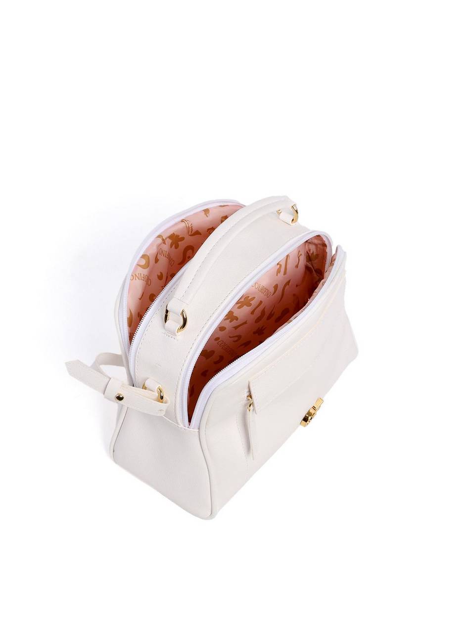 Bolsa Baú com Duas Divisórias - Branca BSI-6229 - BR