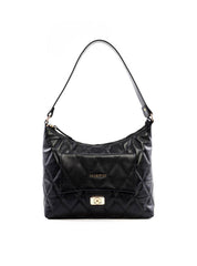 Bolsa Hobo com Costura Aparente - Preta BSI-6445 - PR