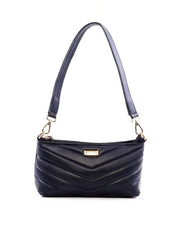 Bolsa Baguette em Metalasse - Preta BSI-6282 - PR