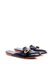 Mule de Bico Fino com Fivela - Preta SDI-11929 - PR