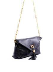 Bolsa Clutch Envelope com Barbicacho - Preta BSI-6290 - PR