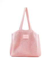 Bolsa de Tricô Quadrada - Nude BS-6327 - NU