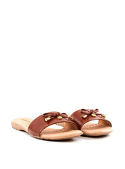 Rasteira Slide Comfort Enfeite Laço - Castor SDI-12042 - CS