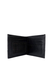 Carteira Masculina Pocket Couro Aberta Tira Couro Preta CAI-596 - PR