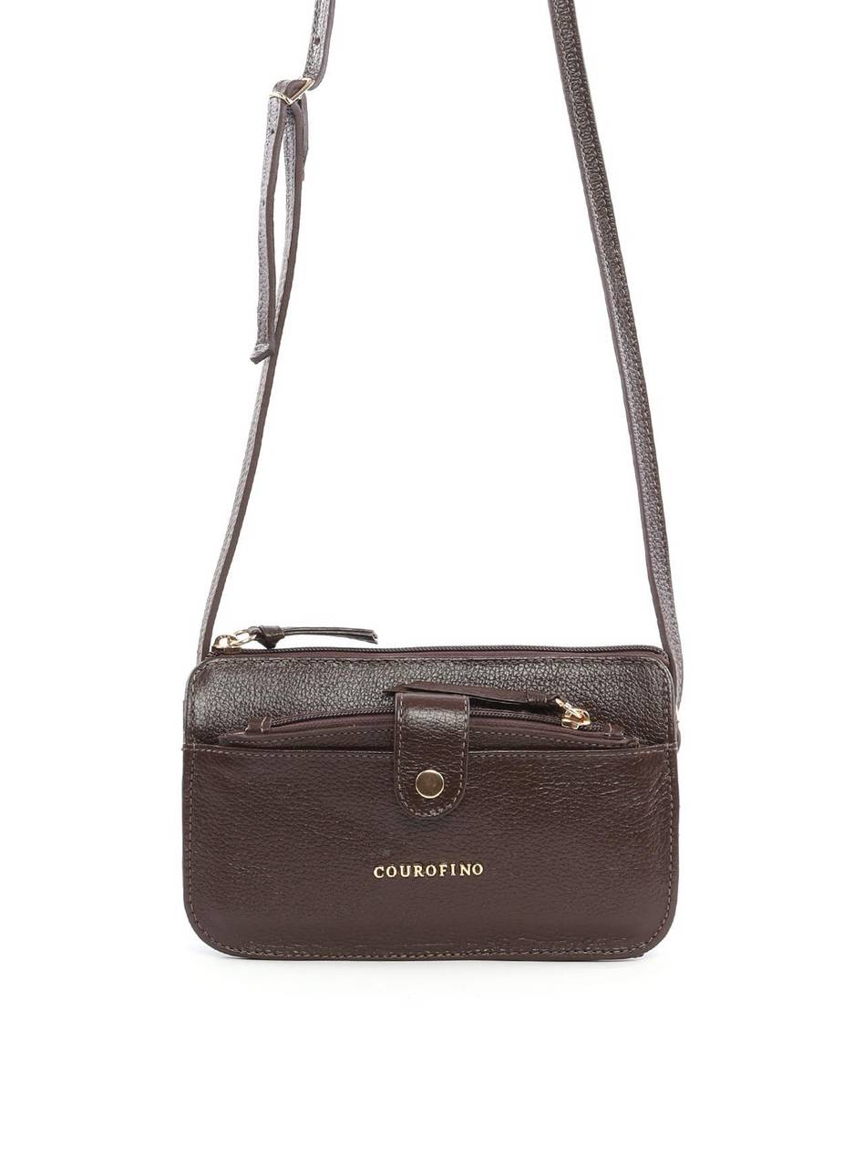 Bolsa Clutch Transversal com Bolso Removível - Cacau BSI-6417 - CA