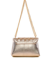 Bolsa Satchel Pequena com Recortes e Corrente BSI-6541 - AU