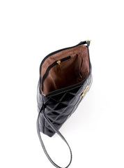 Necessaire Feminina Quadrada em Matelassê - Preta NSI-174 - PR