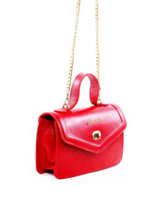 Bolsa Satchel de Mão com Fecho Giratório - Vermelha BSI-6283 - VE