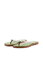 Rasteirinha com Tira em Strass - Verde SDI-11772 - VD