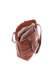Bolsa Shopper com Dois Bolsos Frontais - Cacau BSI-6222 - CA
