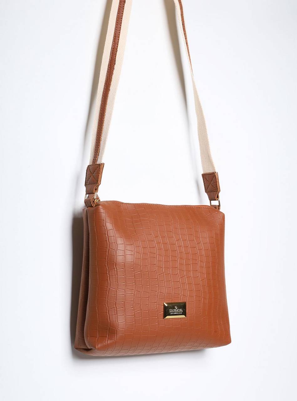 Bolsa Carteiro Transversal Lisa Castor BSI-5808 - CS