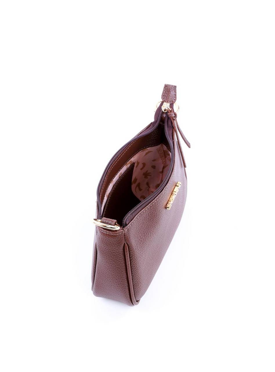 Bolsa Tote Transversal com Alça Dupla Retangular - Cacau BSI-6039 - CA