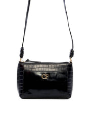 Bolsa Tote Pequena com Nó - Preta BSI-6446 - PR