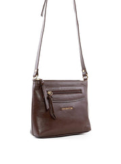 Bolsa Tote Transversal com Bolso Frontal - Cacau BSI-6459 - CA