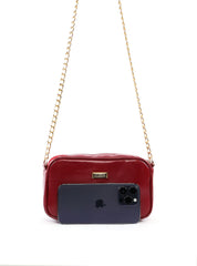 Bolsa Transversal Quadrada com Detalhe Matelassê BSI-6528 - VE