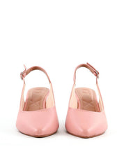 Scarpin Slingback com Salto Anabela em Acrílico - Nude SDI-12067 - NU