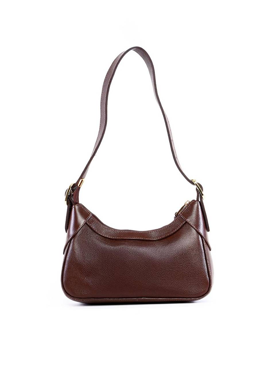 Bolsa Baguete com Fivelas Laterais - Cacau BSI-6353 - CA