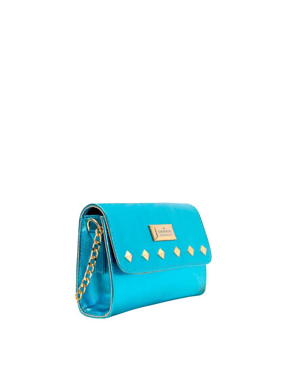 Bolsa Barril Pequena Transversal Azul BSI-5461 - AZ