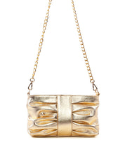 Clutch Drapeada com Alça Corrente BSI-6540 - AU