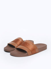Sandália Masculina Chinelão Couro Rosto Largo Castor SDI-11272 - CS