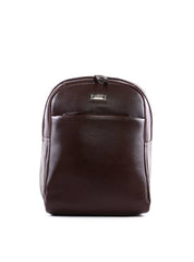 Mochila Casual Arredondada em Couro - Cacau MEI-459 - CA